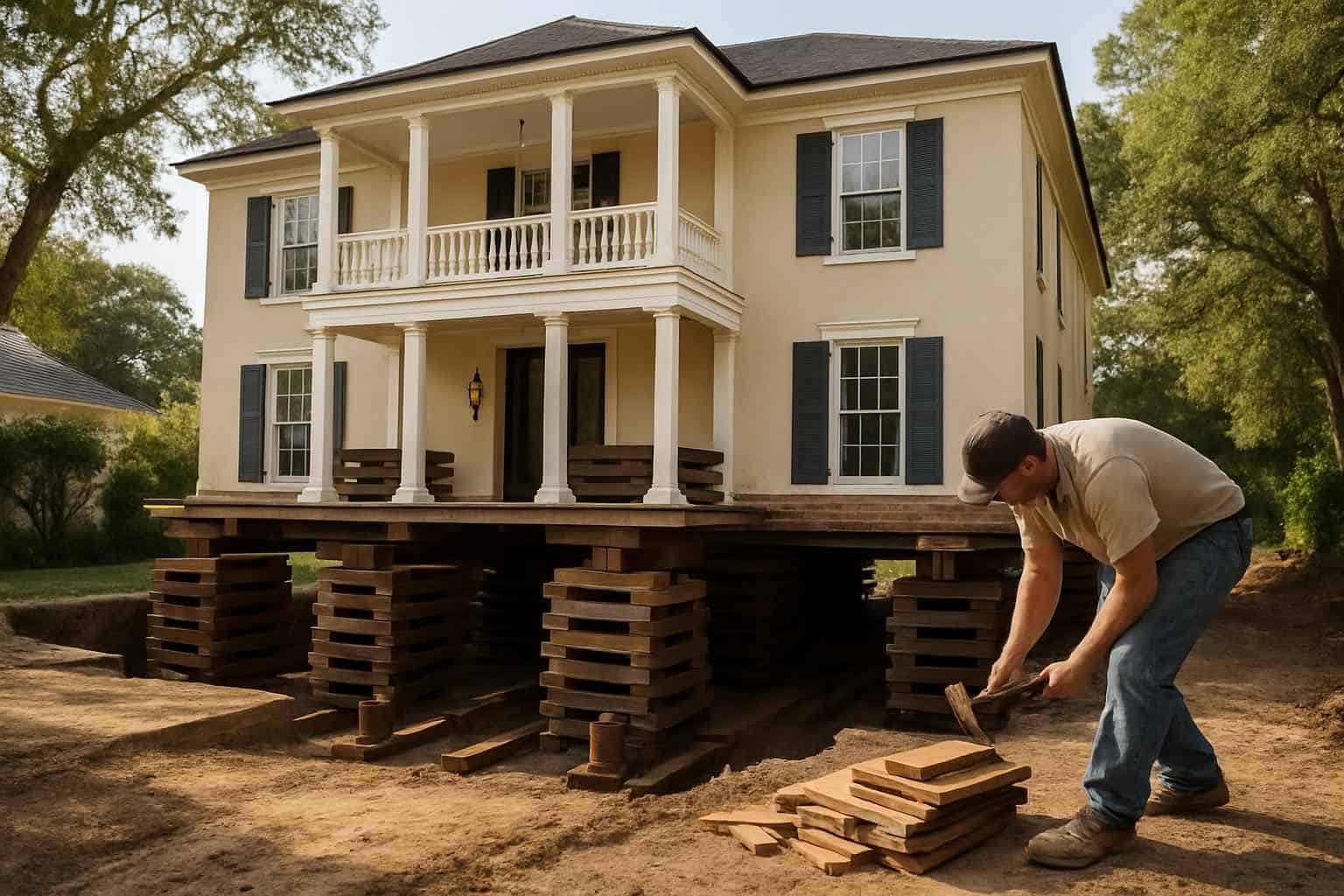 House Lifting Shimming Contractor in Kerrville TX