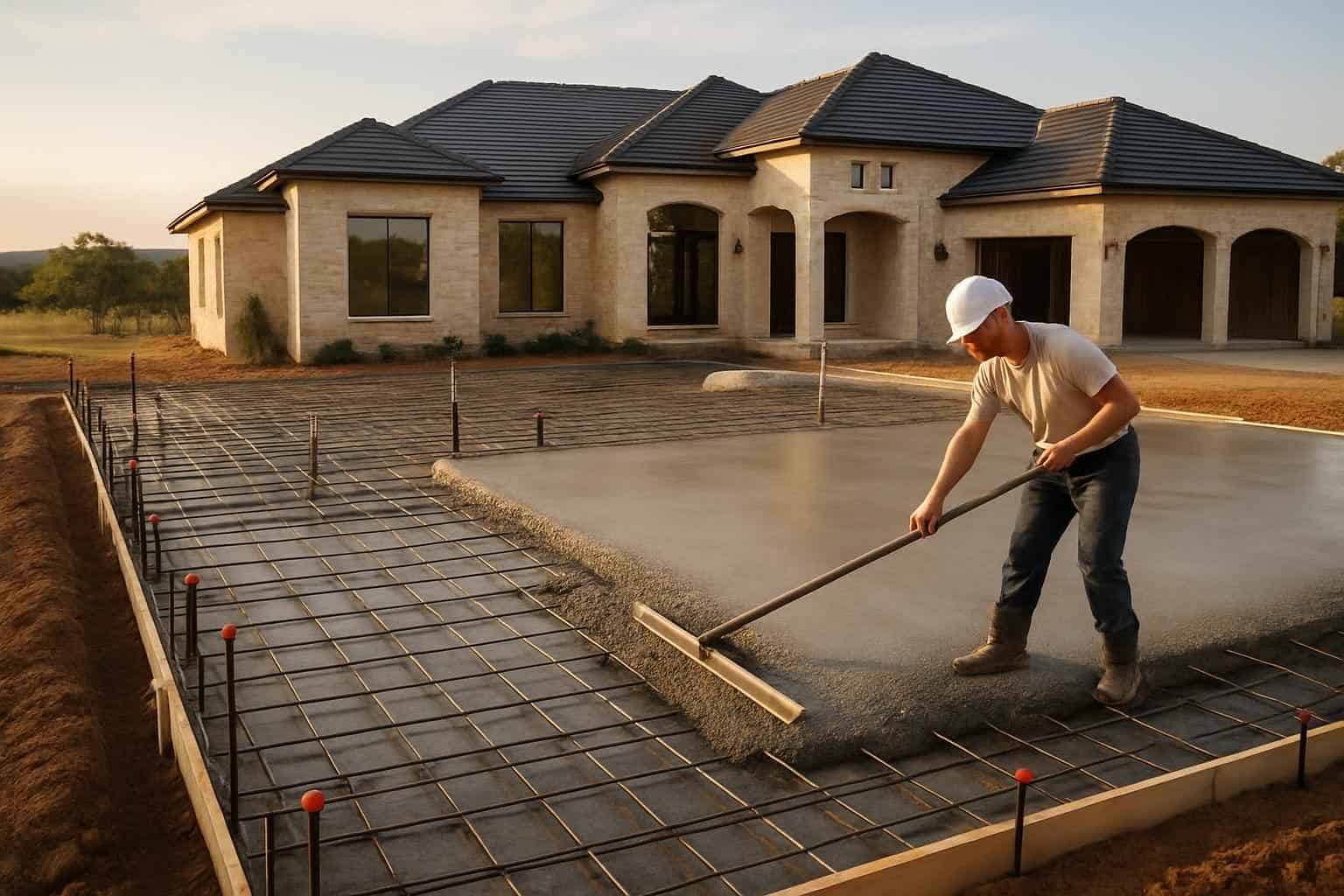 House Slab Foundation Contractor in Doss TX