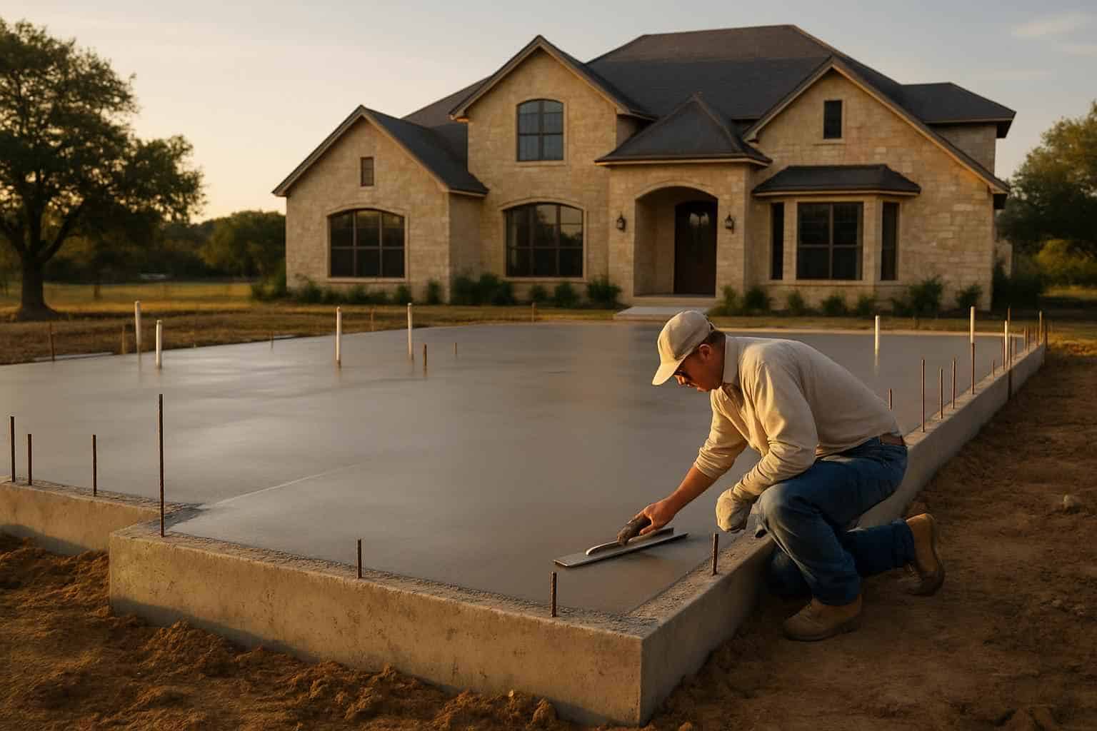 House Slab Foundation Contractor in Harper TX