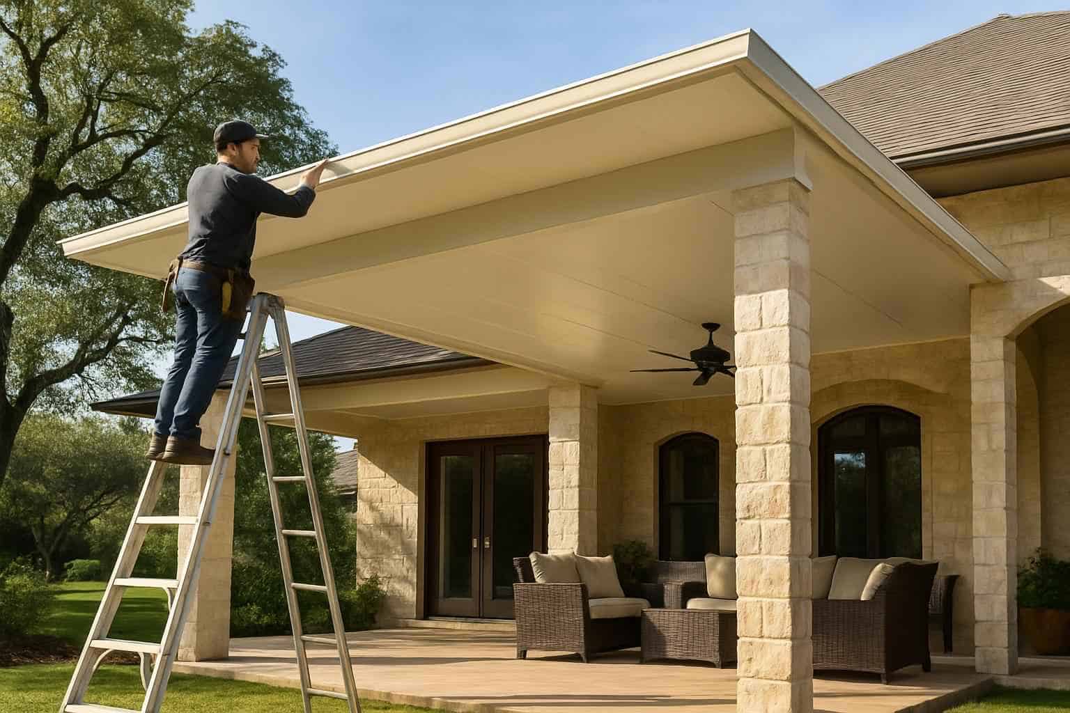 Patio Cover Installation Contractor In Comfort TX Insulated Patio Cover Installation in Comfort TX