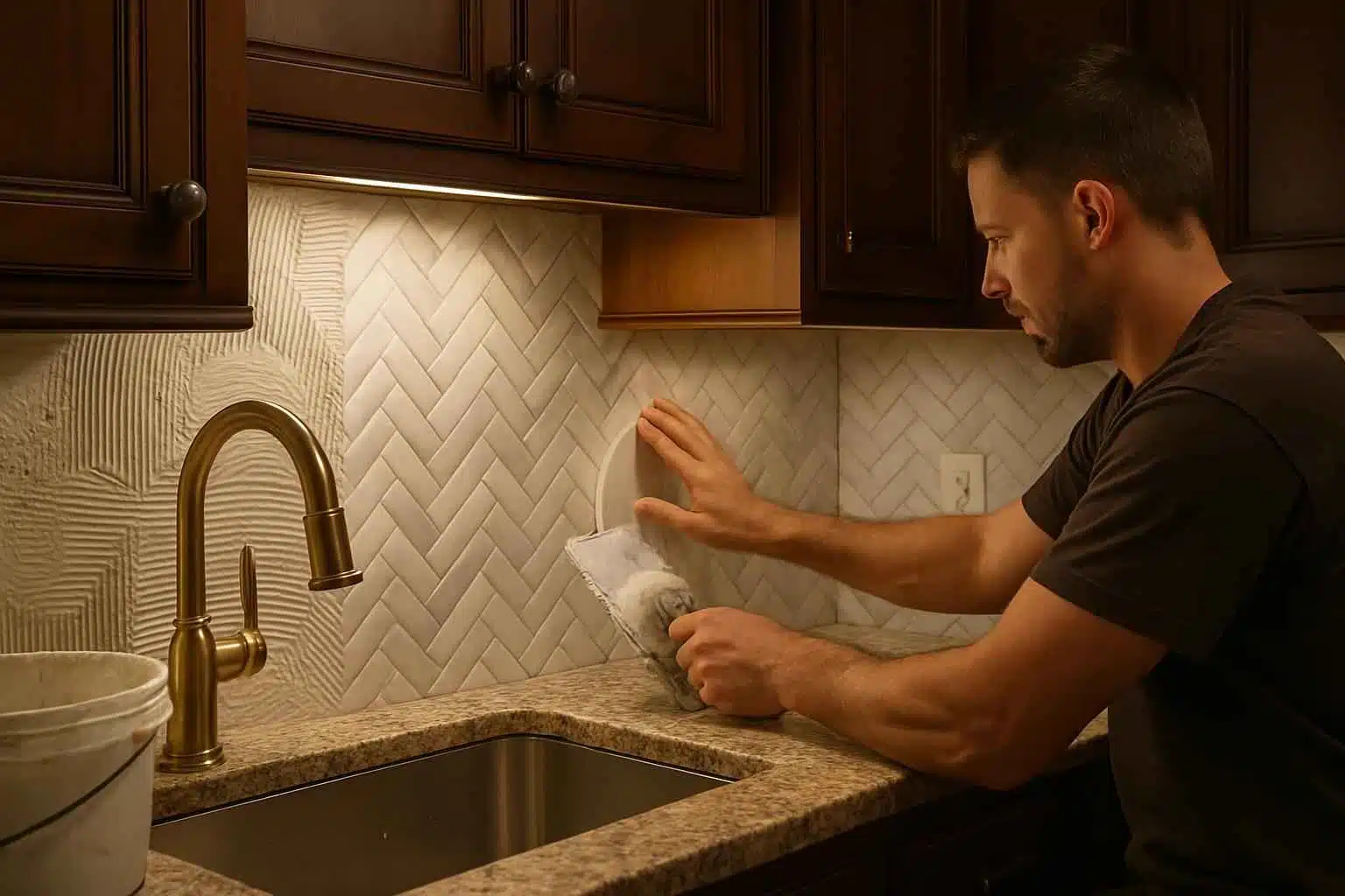 Kitchen Backsplash Tile Installer in Harper TX