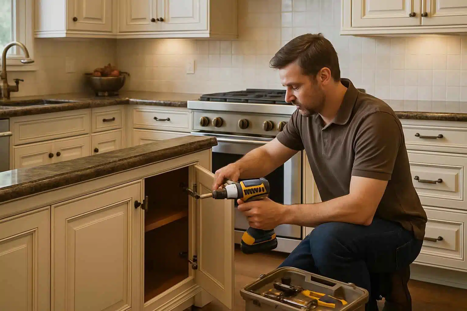 Kitchen Cabinet Repair Service in Doss TX