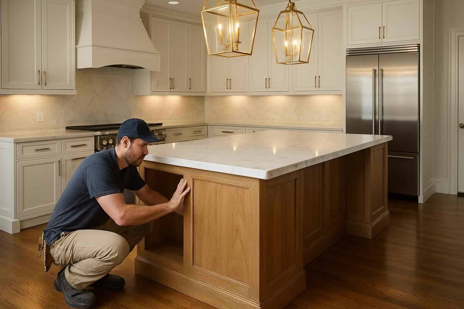 Kitchen Island Installation Contractor in Doss TX
