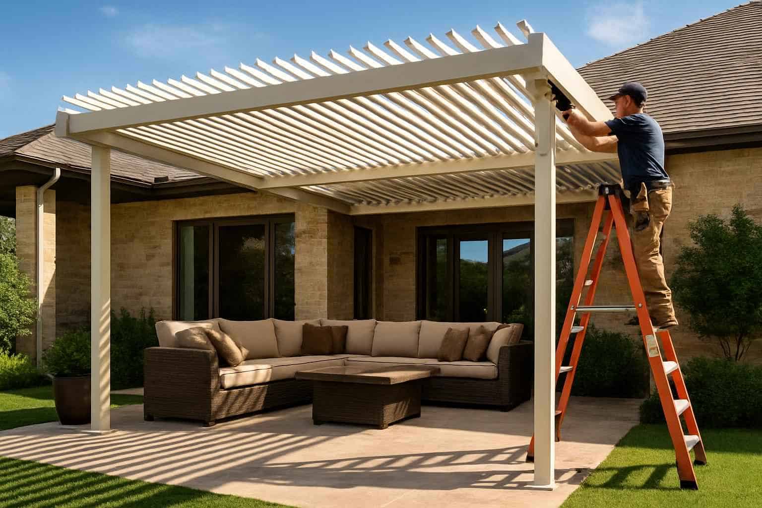 Louvered Patio Cover Installer in Kerrville TX