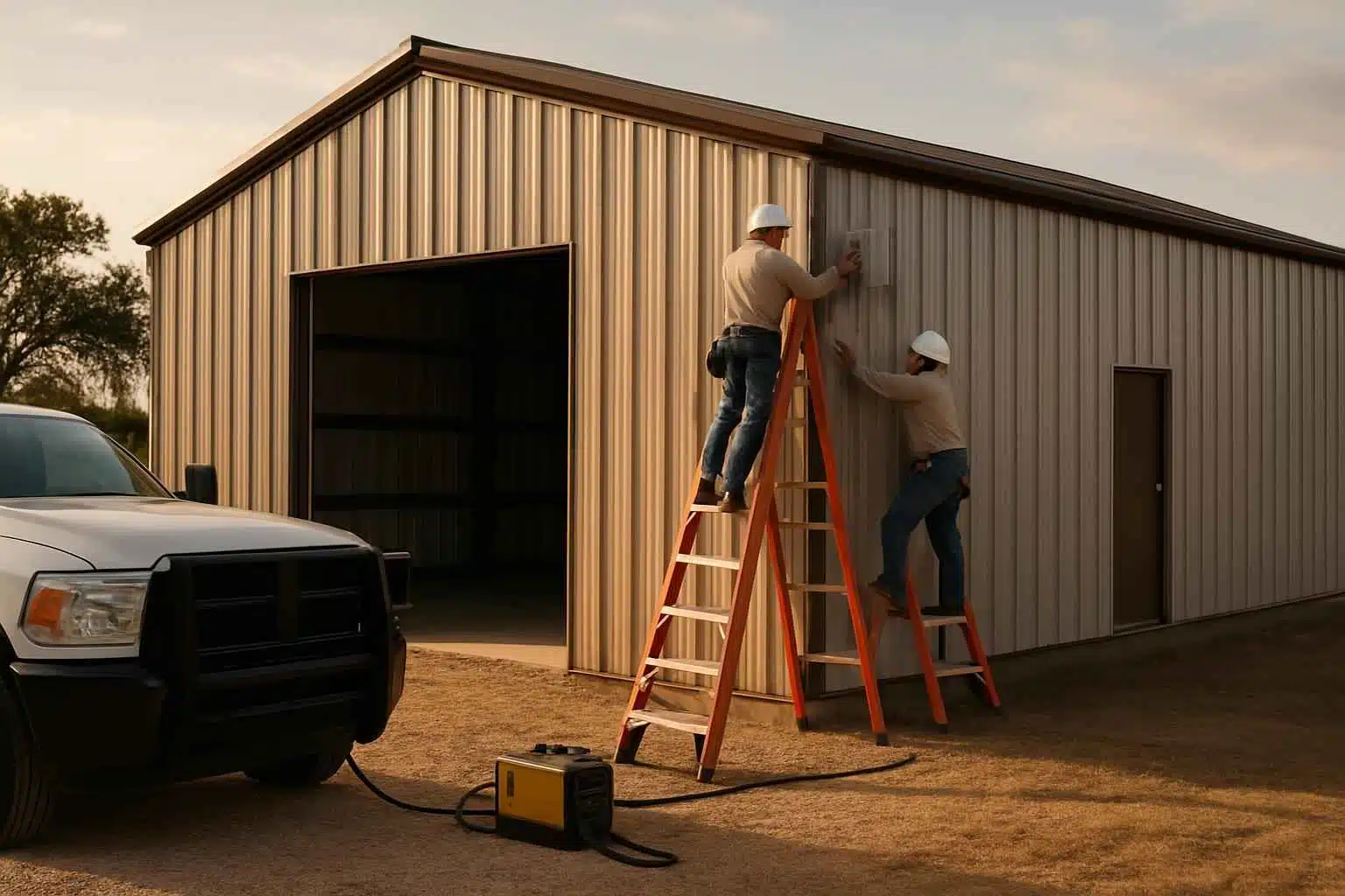 Metal Building Repair Service in Hye TX