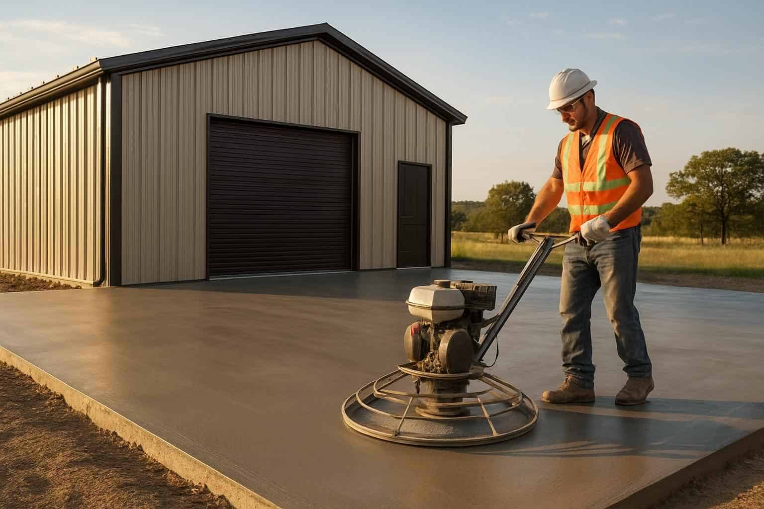 Metal Building Slab Contractor in Doss TX