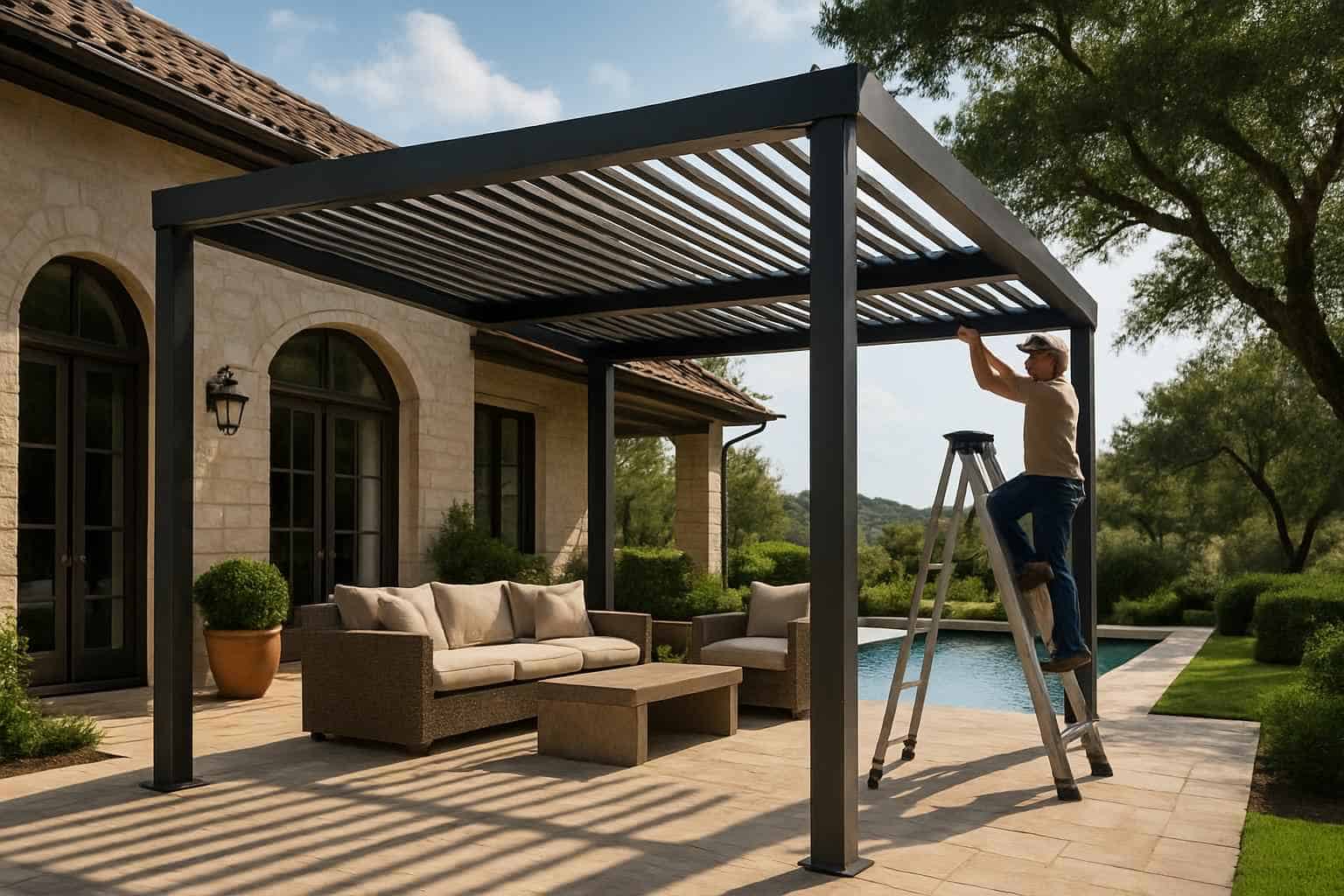 Metal Pergola Builder in Comfort TX