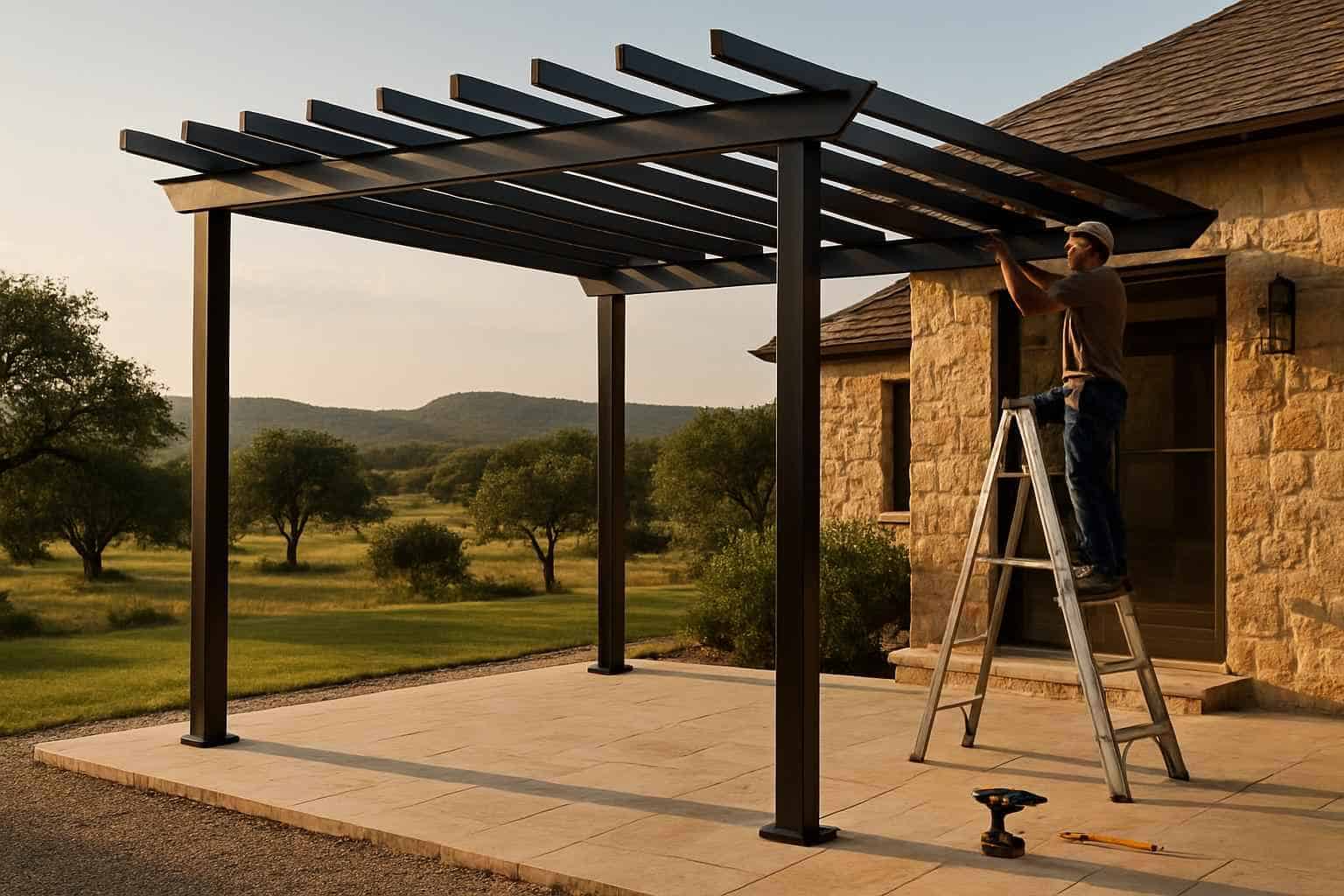 Metal Pergola Builder in Doss TX