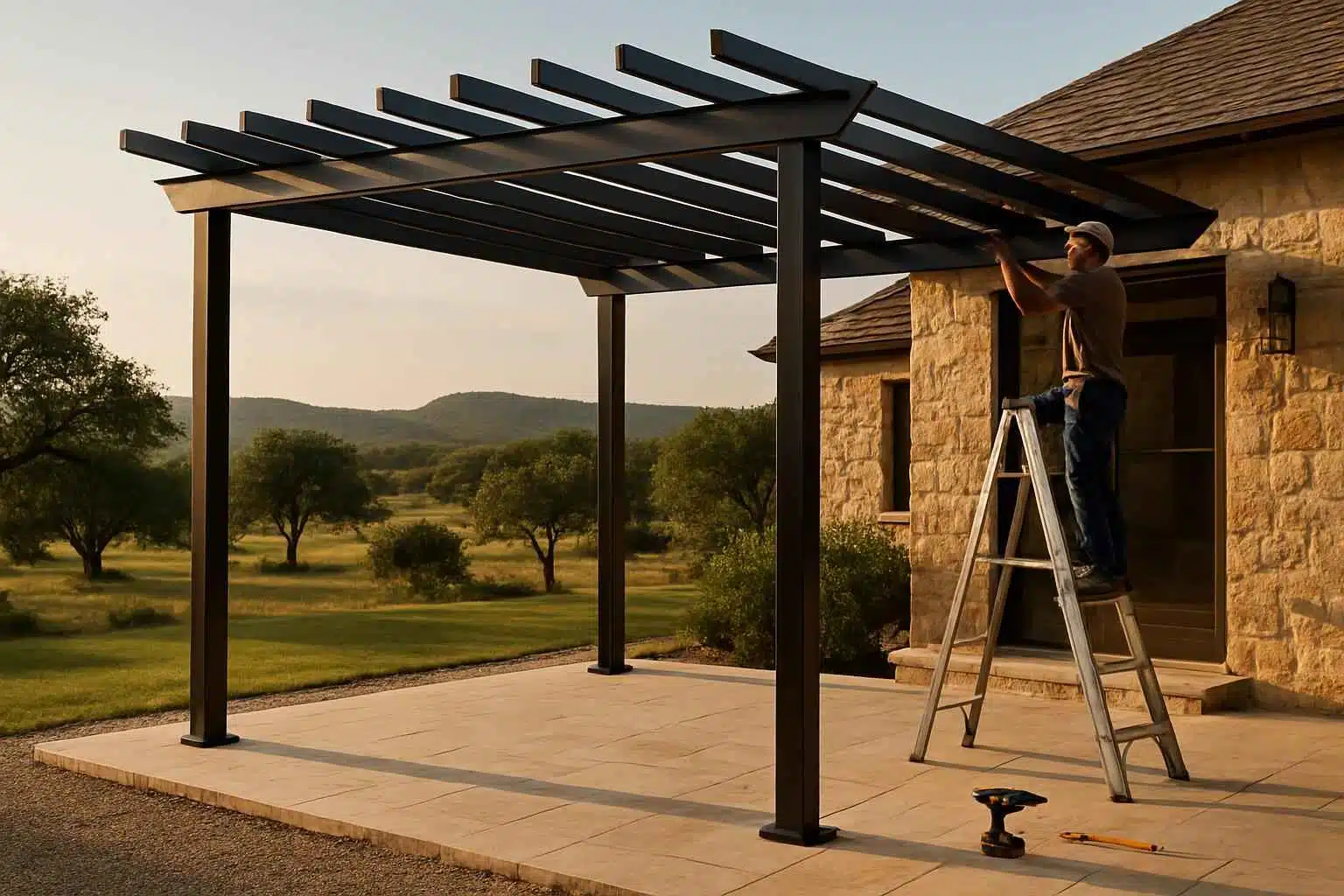 Metal Pergola Builder in Doss TX