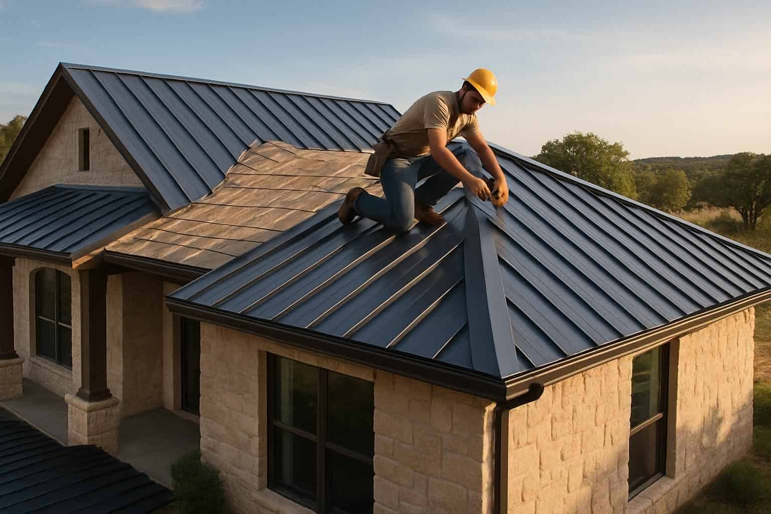 Metal Roof Installation Service in Comfort TX