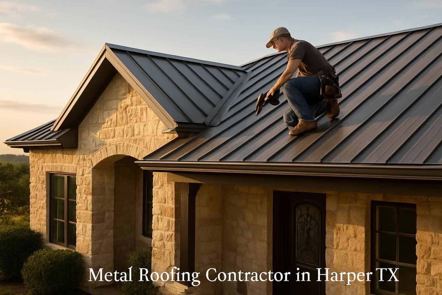 Metal Roofing Contractor in Harper TX