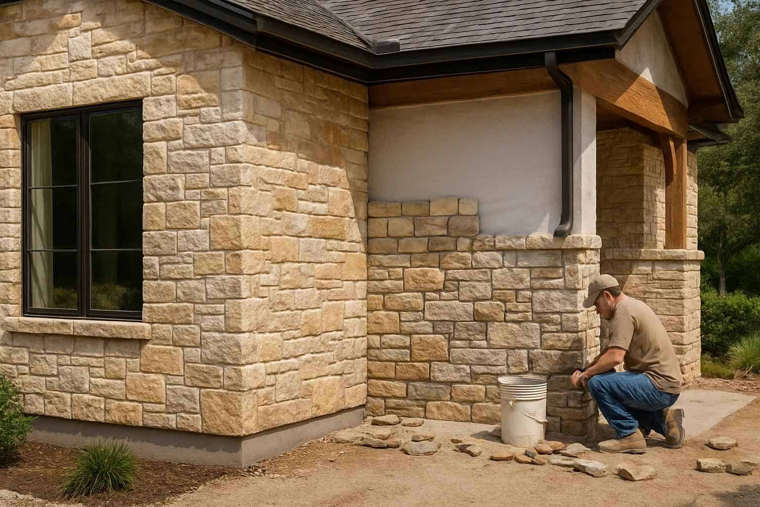 Natural Stone Siding Contractor in Comfort TX