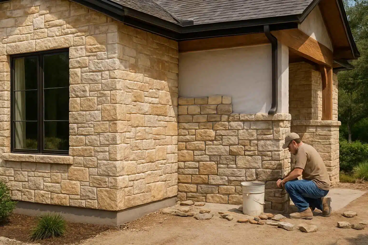 Natural Stone Siding Contractor in Comfort TX