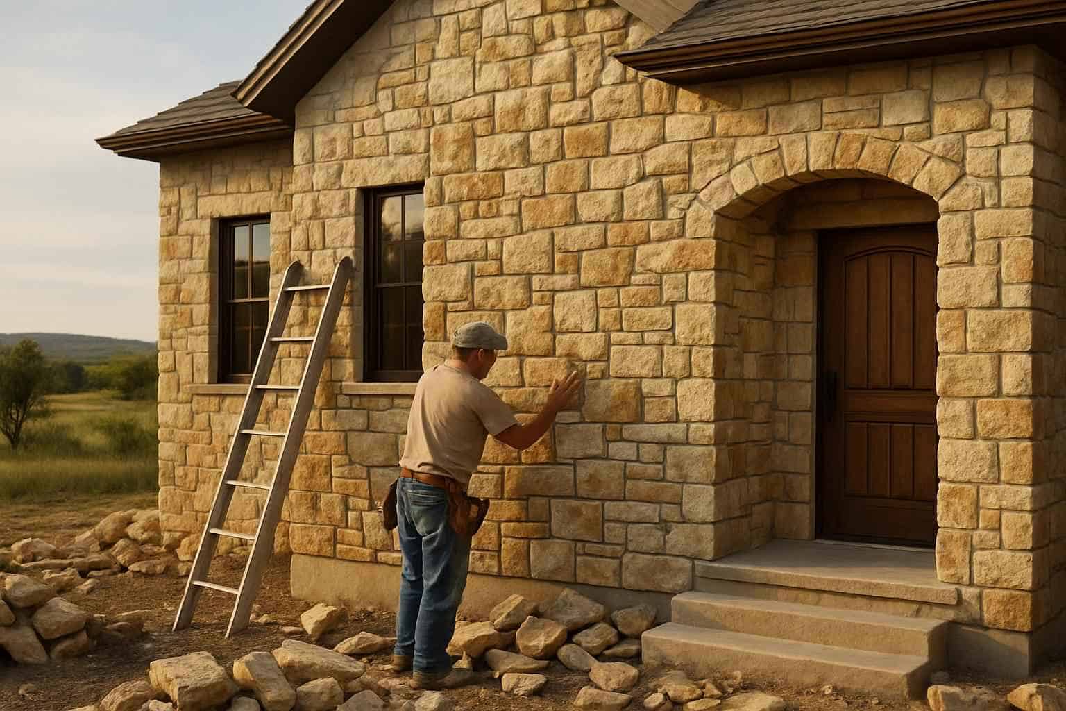 Natural Stone Siding Contractor in Doss TX