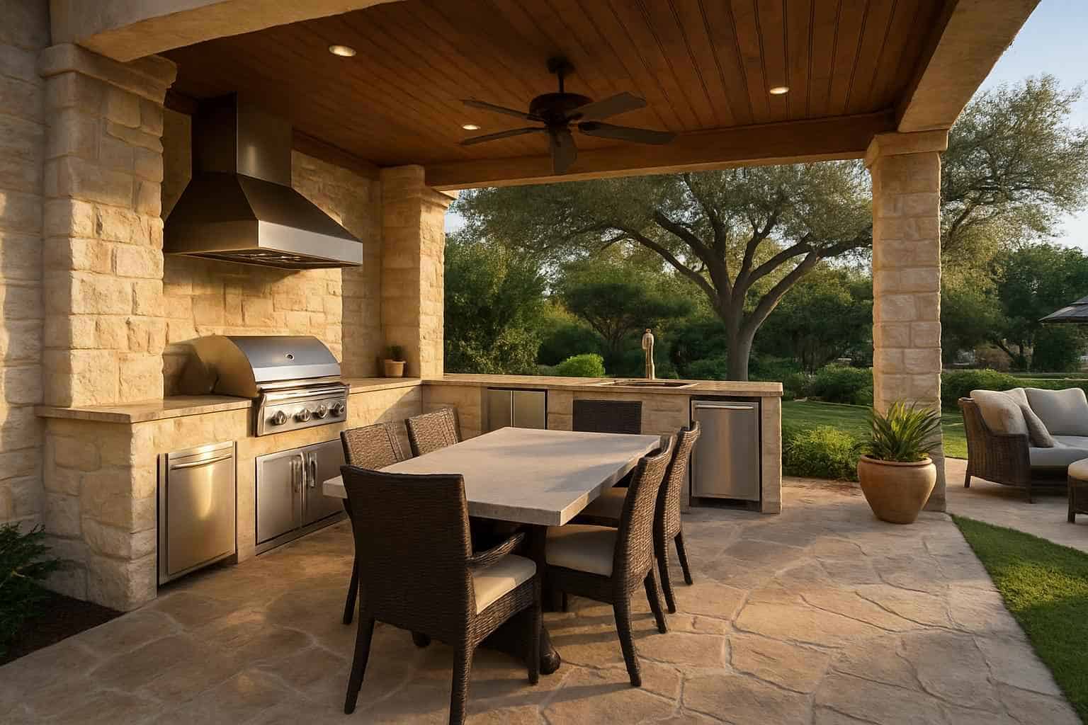 Patio Construction Contractor In Kerrville TX Outdoor Kitchen Patio Builder in Kerrville TX
