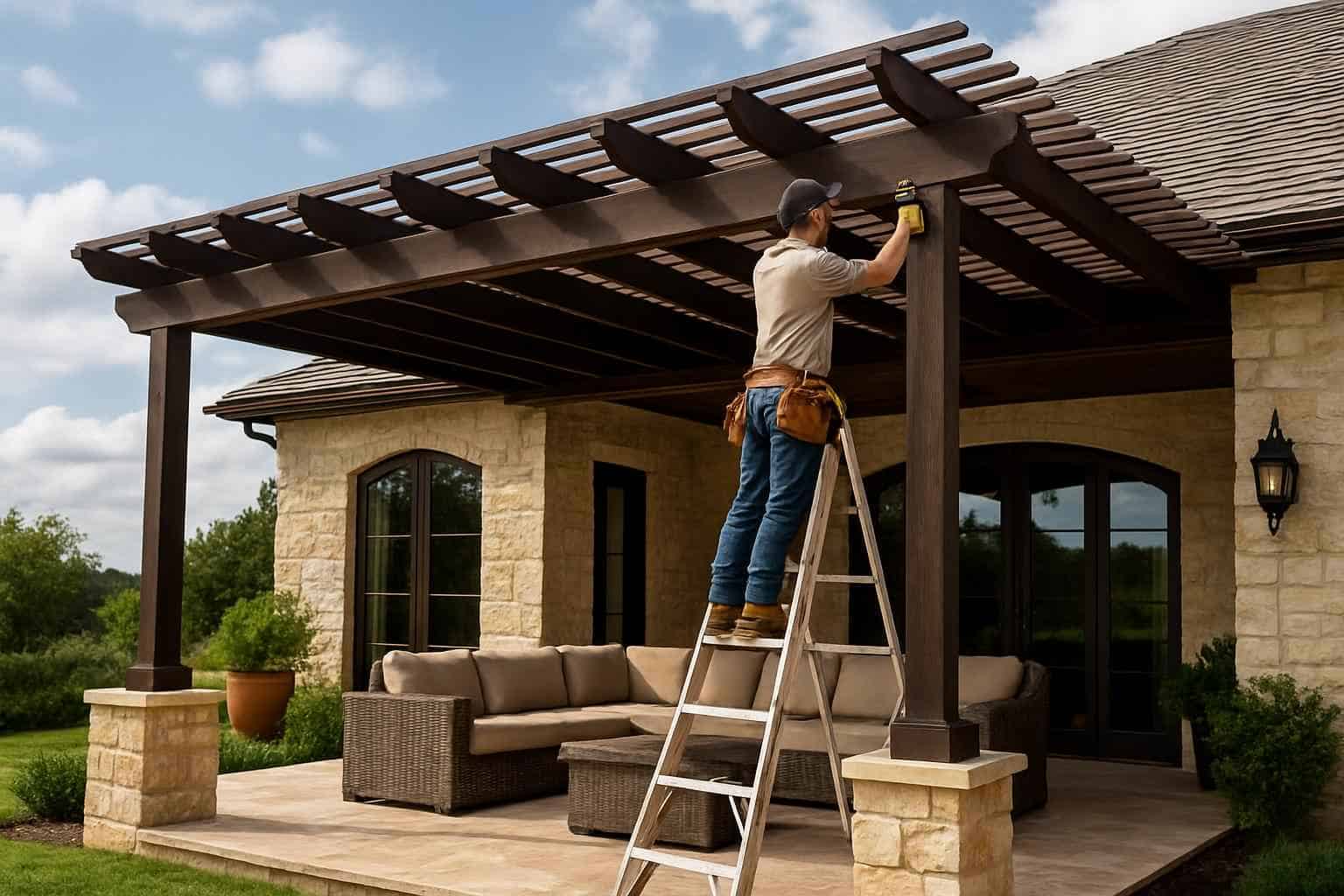Patio Cover Repair Service in Hye TX