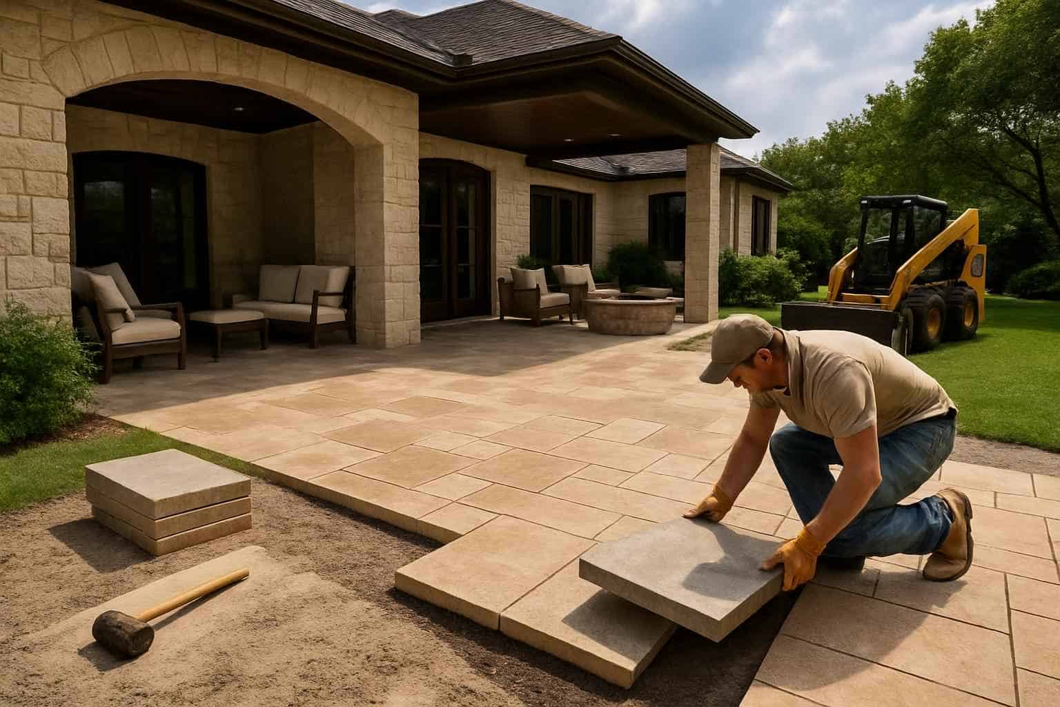 Patio Slab Installation Service in Comfort TX