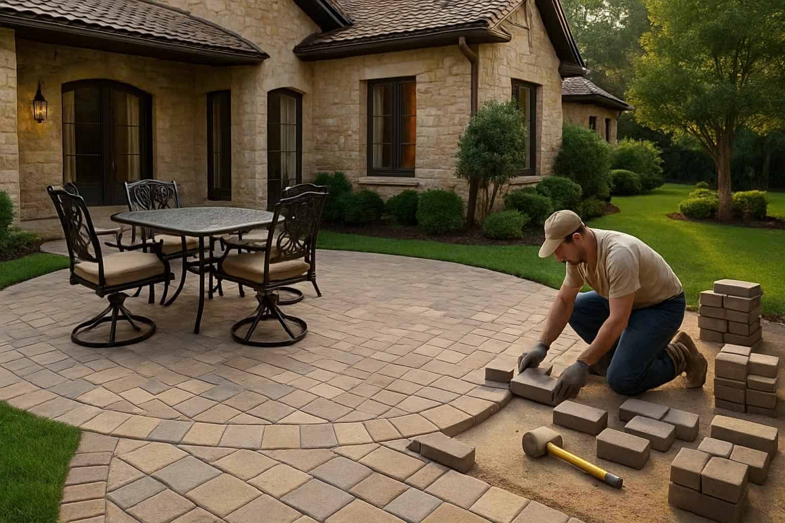 Paver Patio Installation Company in Doss TX