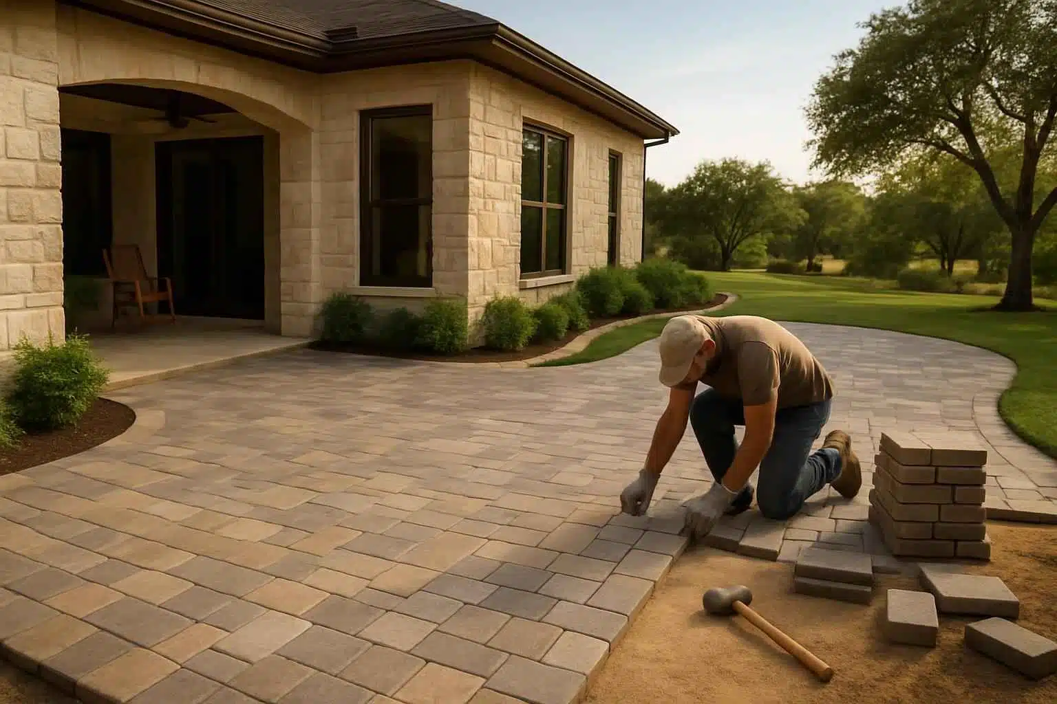 Paver Patio Installation Company in Harper TX