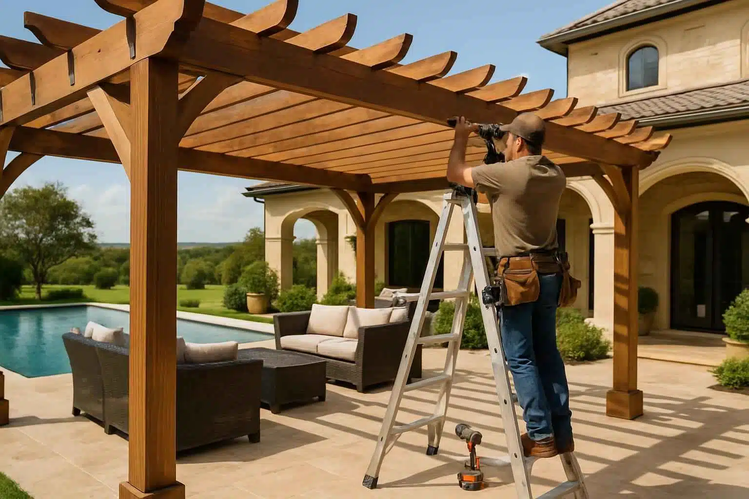 Pergola Repair Service in Doss TX