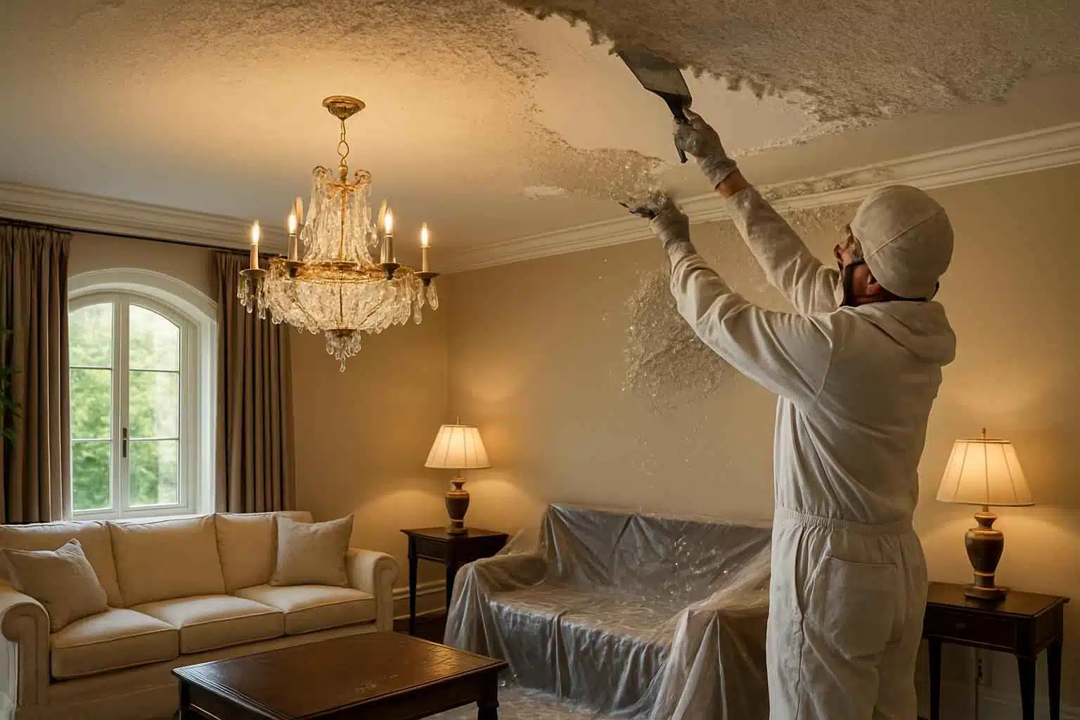 Popcorn Ceiling Removal Service in Doss TX