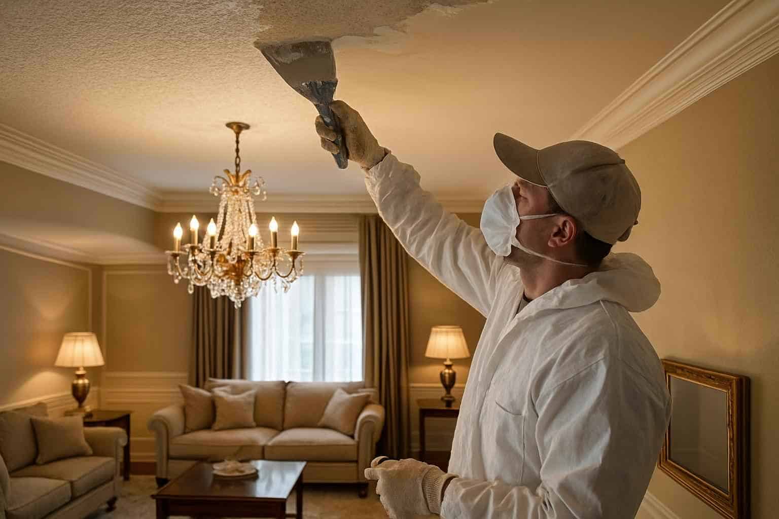 Popcorn Ceiling Removal Service in Harper TX