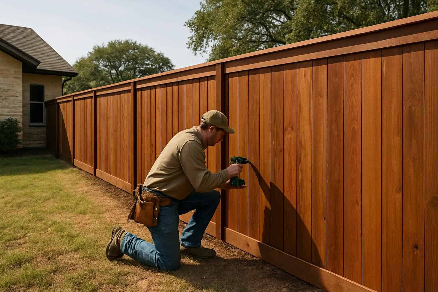 Privacy Fence Installer in Harper TX