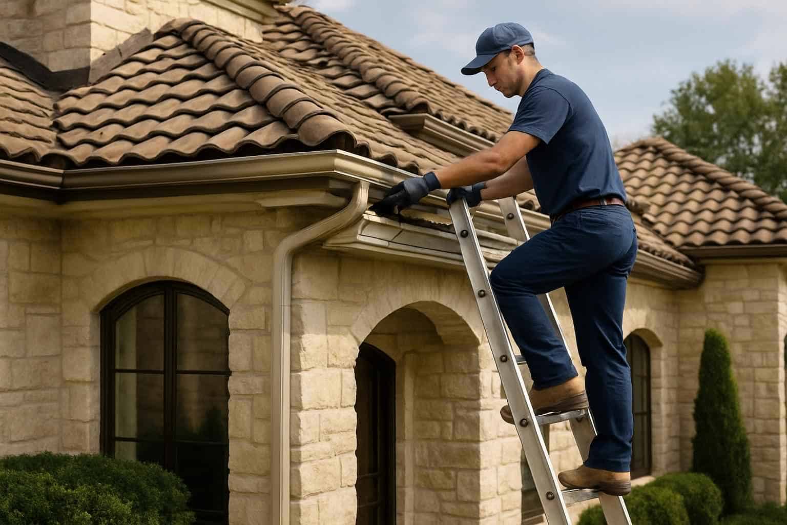 Rain Gutter Cleaning Service in Harper TX