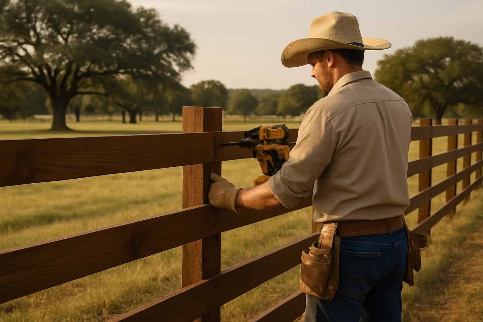 Ranch Fence Builder in Harper TX