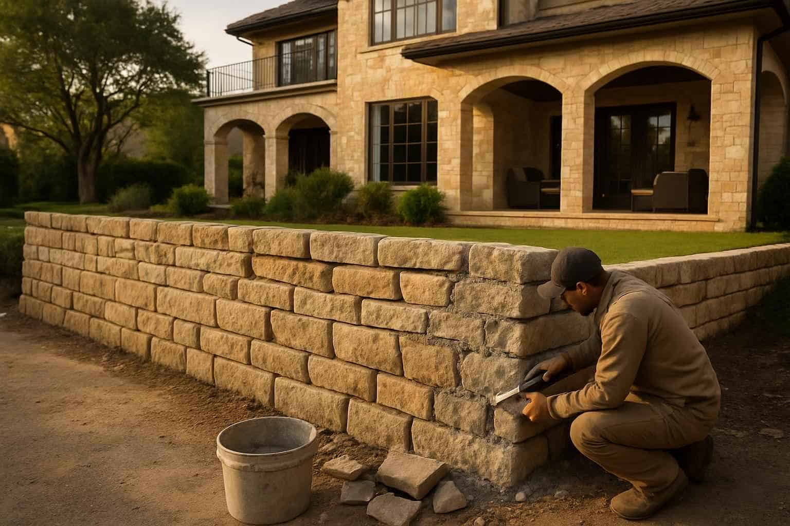 Retaining Wall Repair Service in Doss TX