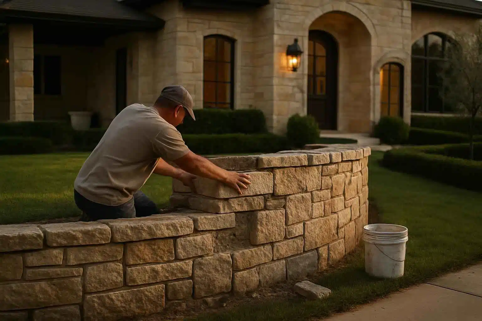 Retaining Wall Repair Service in Hye TX