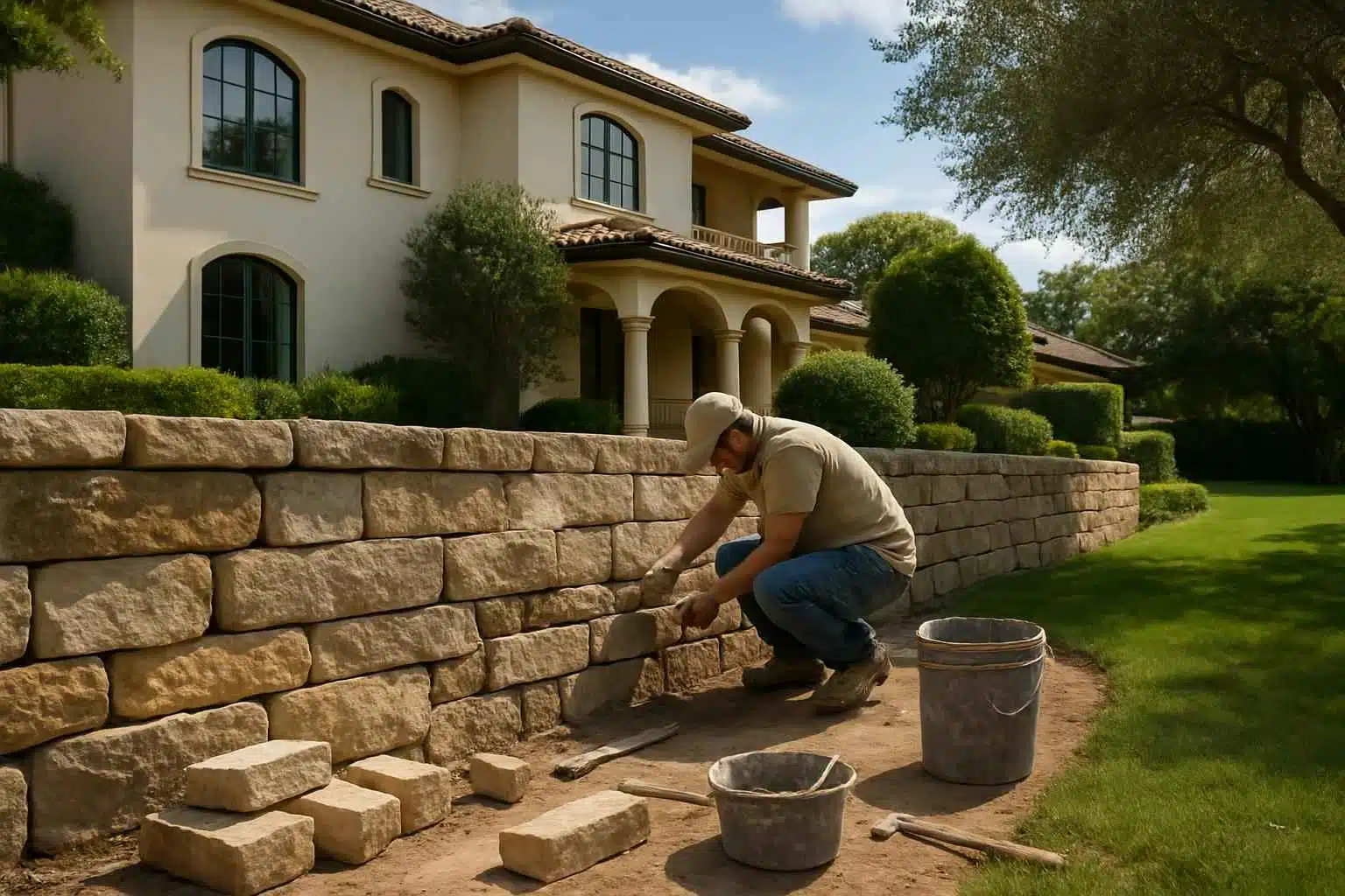 Retaining Wall Repair Service In Kerrville TX