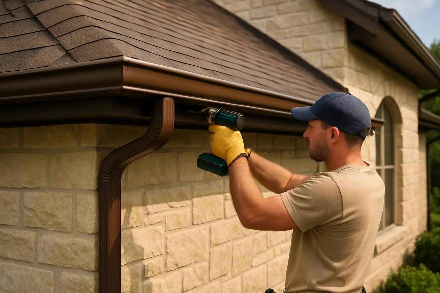 Seamless Gutter Installer in Comfort TX