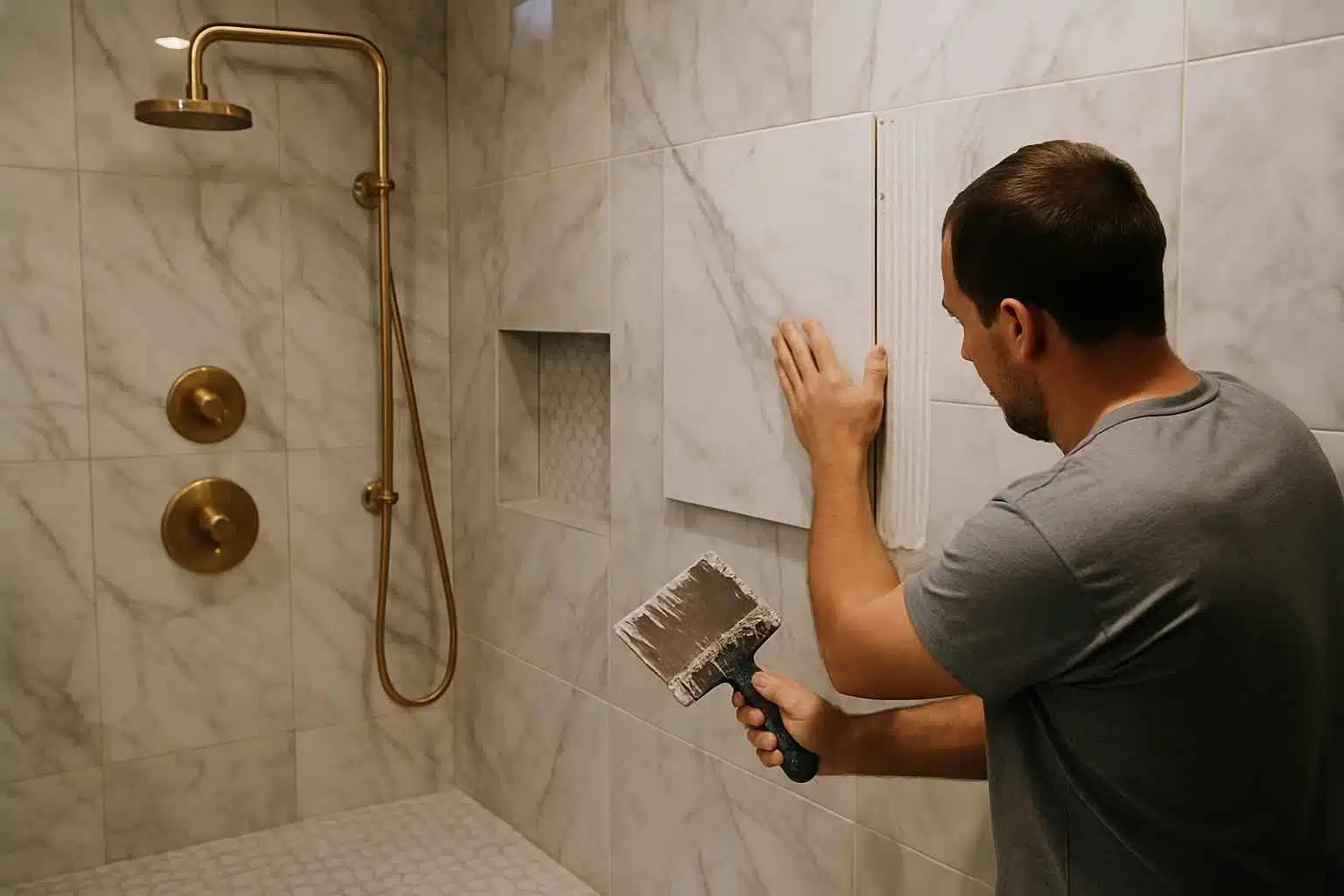 Shower Tile Installation Service in Doss TX