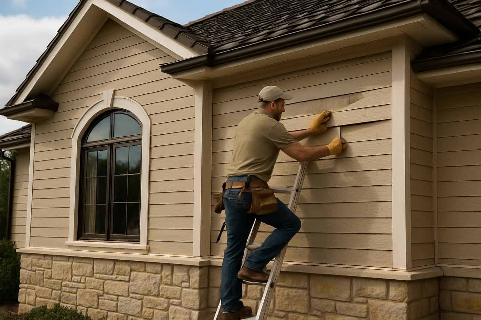 Siding Repair Service in Hye TX