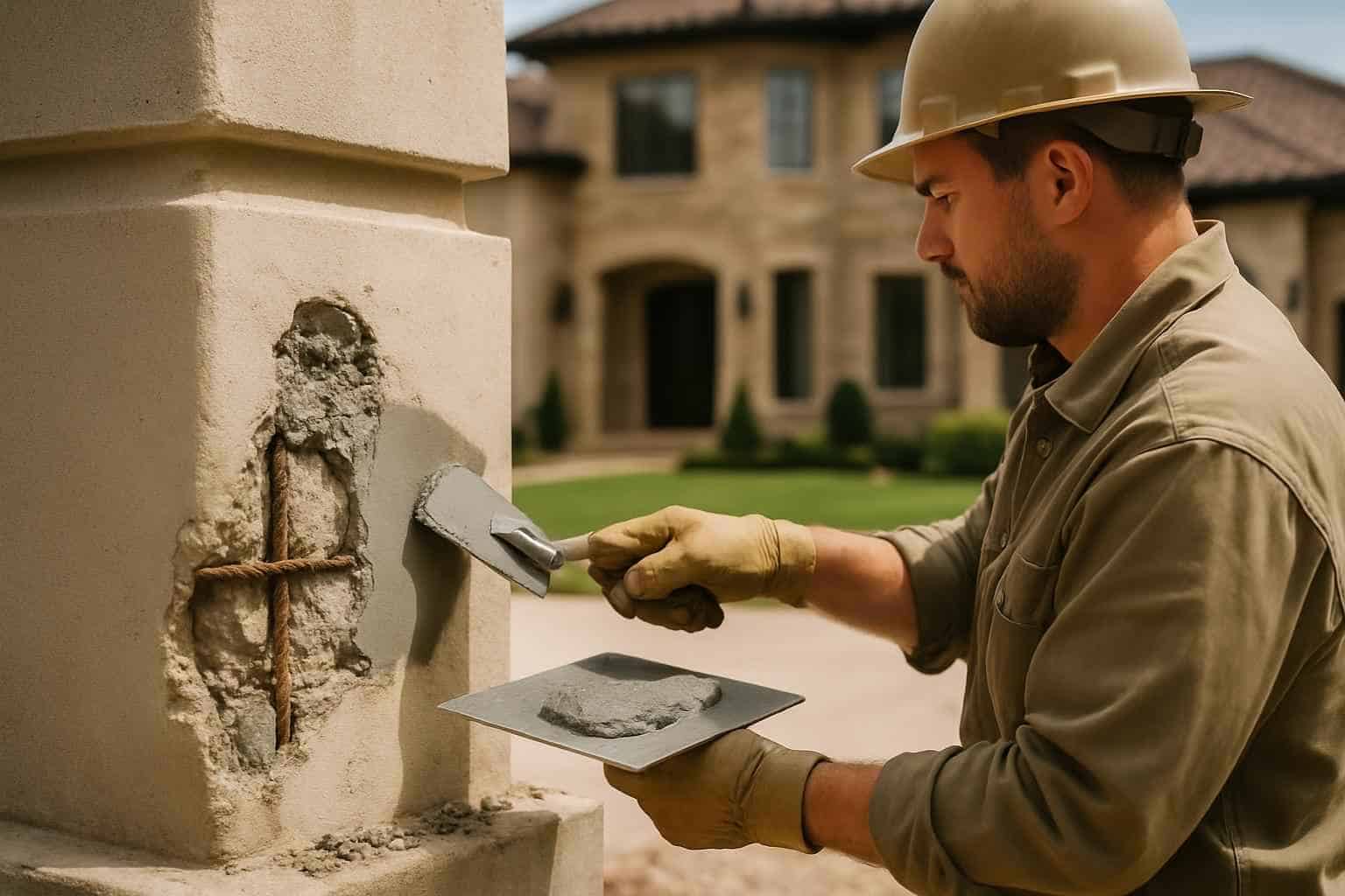 Spalling Concrete Repair Service in Doss TX
