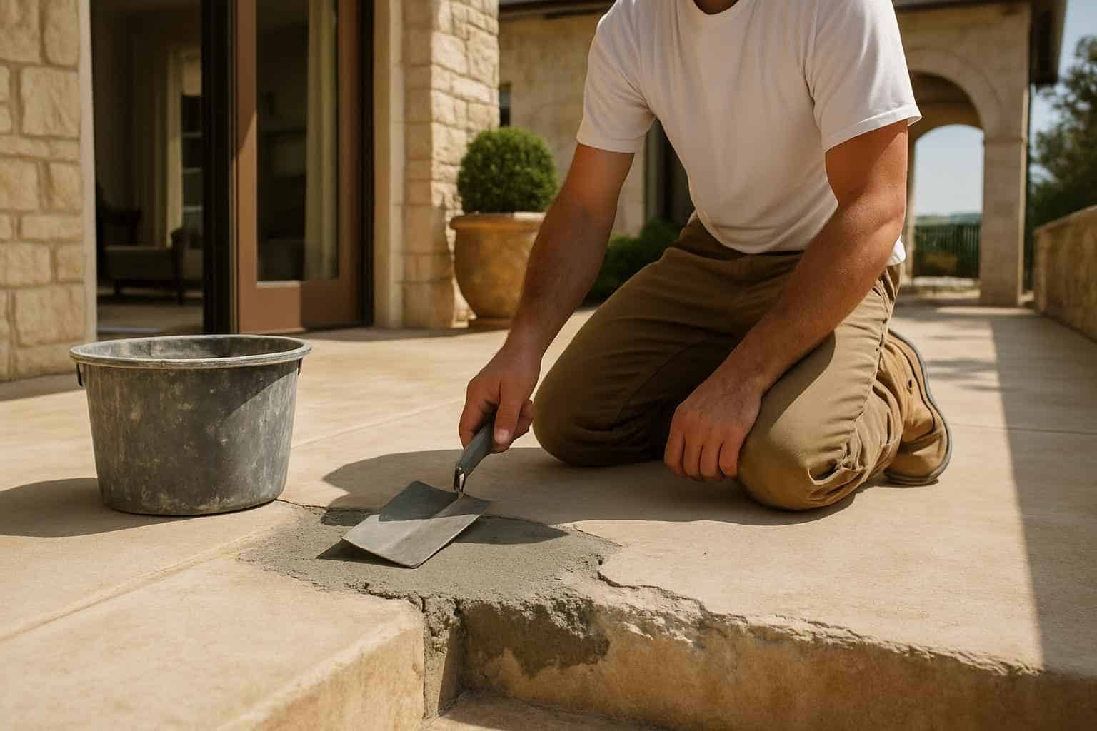 Spalling Concrete Repair Service in Hye TX