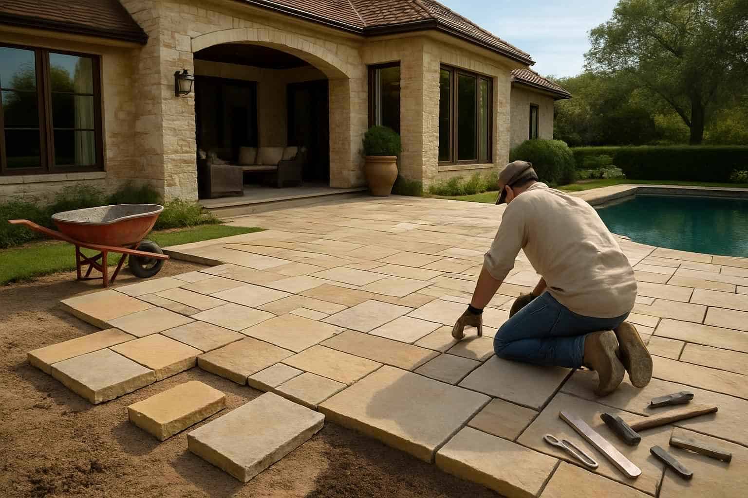 Stone Patio Installation Service in Kerrville TX