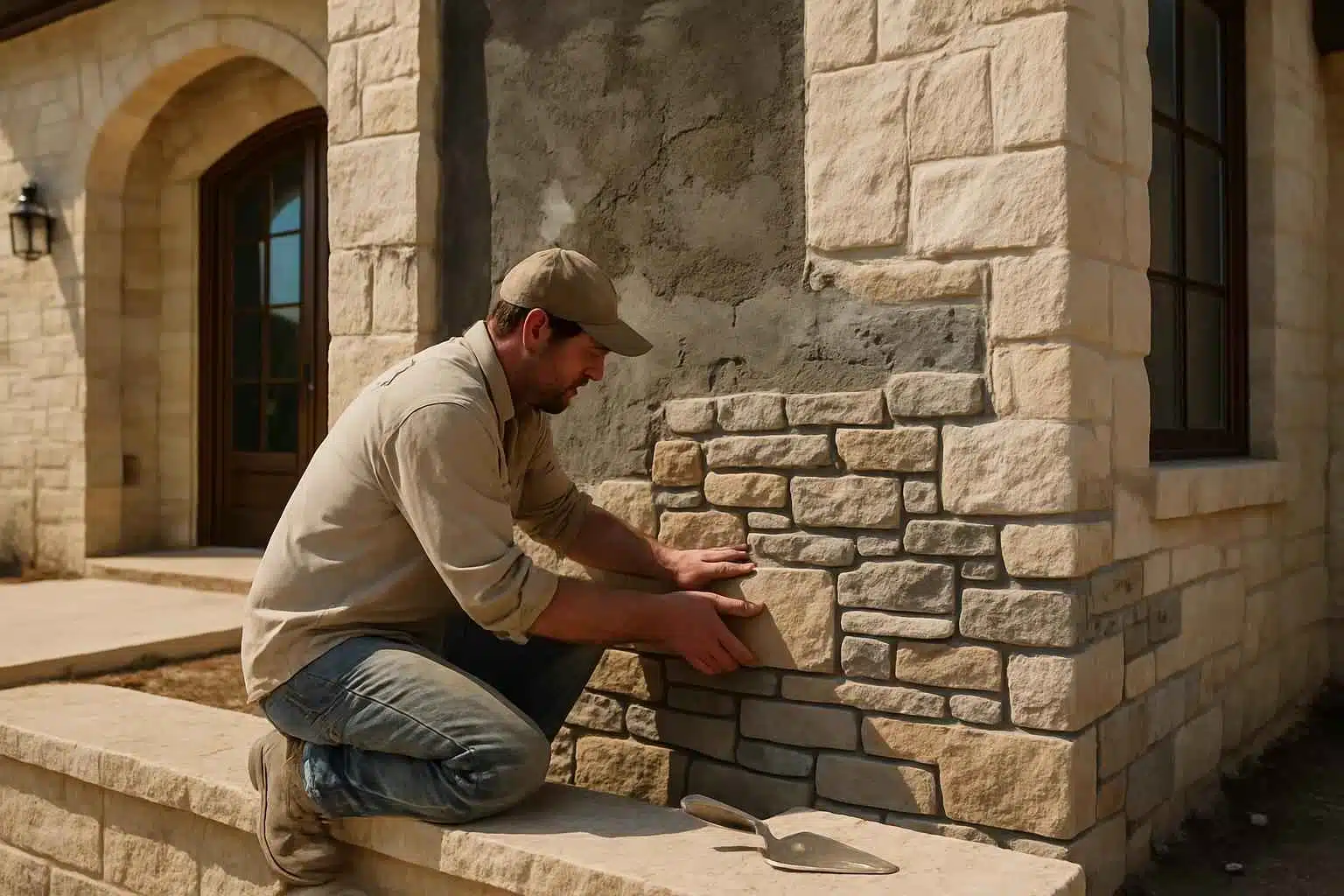 Stone Veneer Installation Service in Doss TX