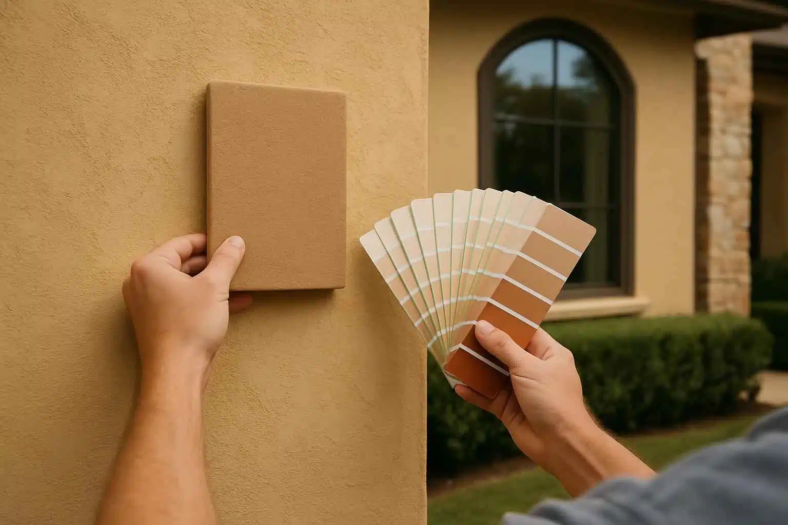Stucco Color Match Service in Harper TX