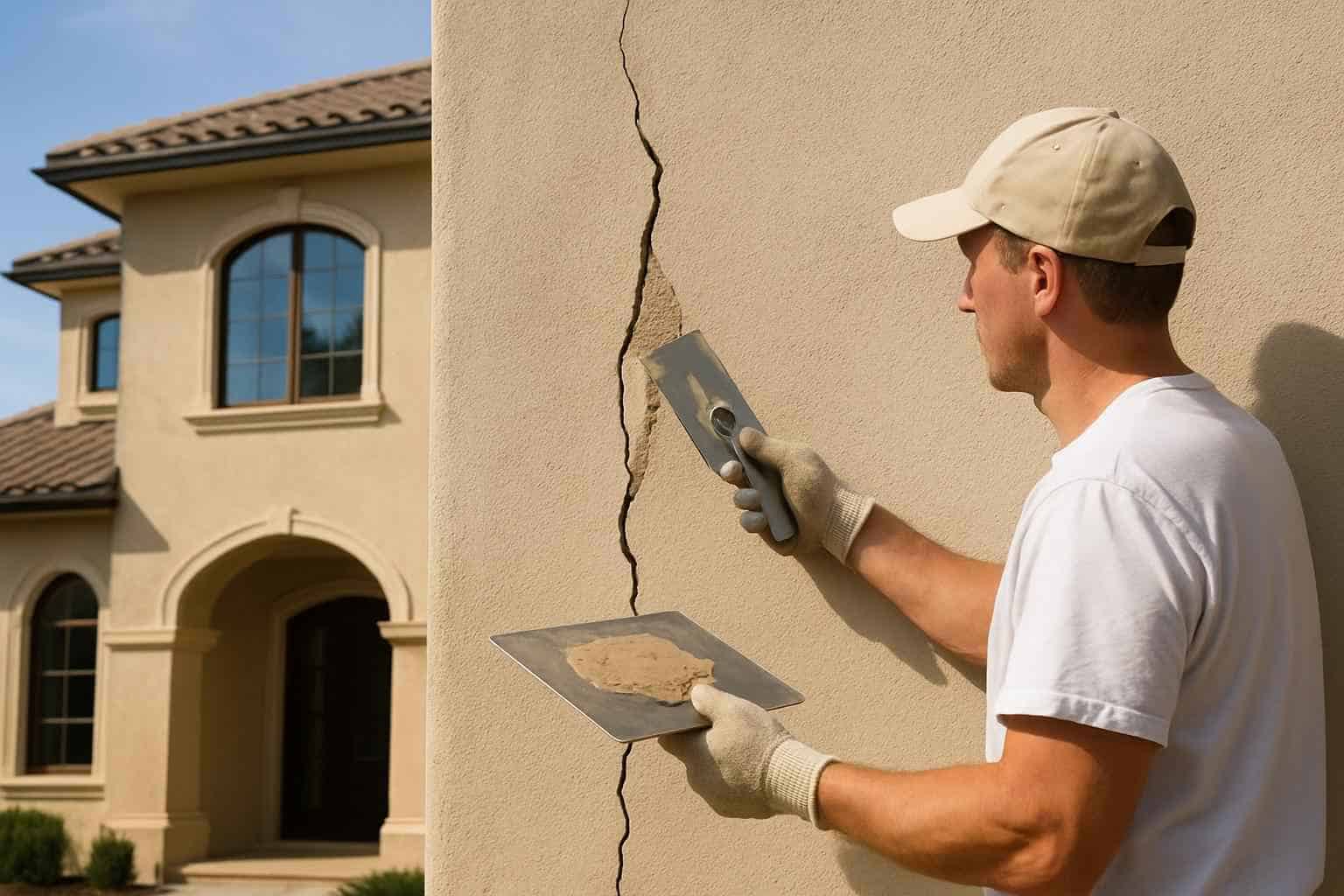 Stucco Repair Contractor In Comfort TX Stucco Crack Repair Service in Comfort TX