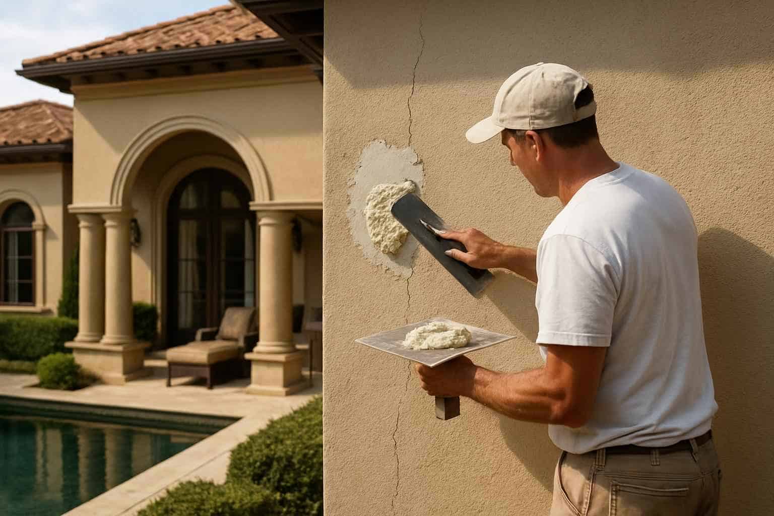 Stucco Patch Service in Doss TX