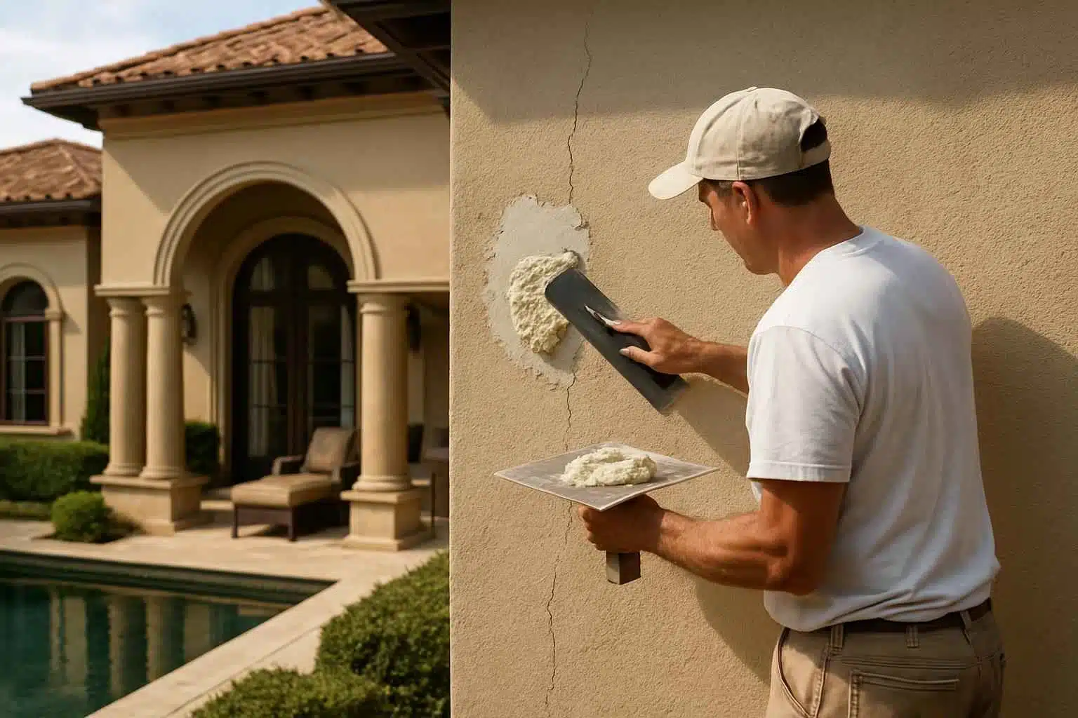 Stucco Patch Service in Doss TX