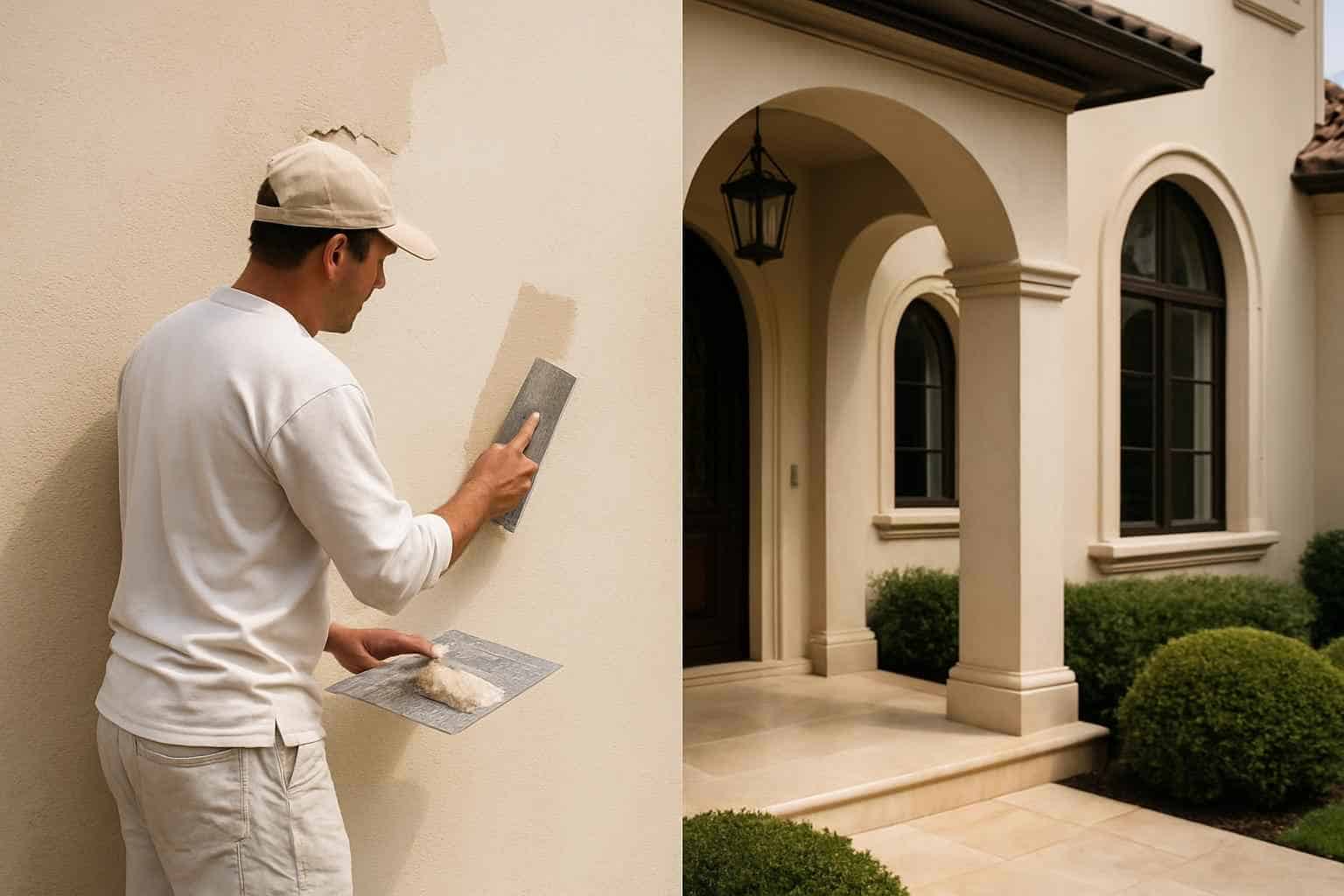 Stucco Recoat Service in Doss TX