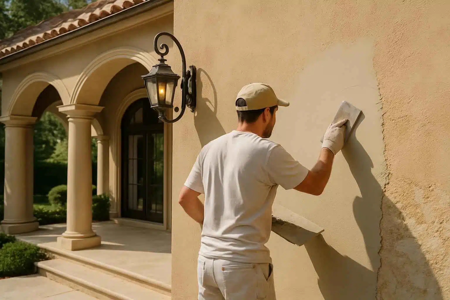 Stucco Recoat Service in Harper TX