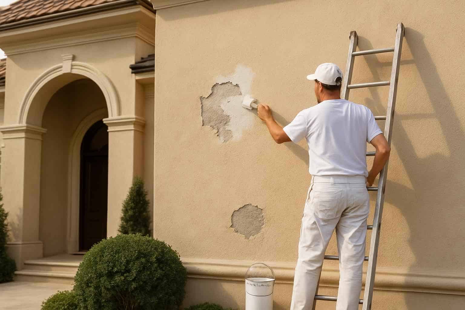 Stucco Repair Paint Service in Comfort TX