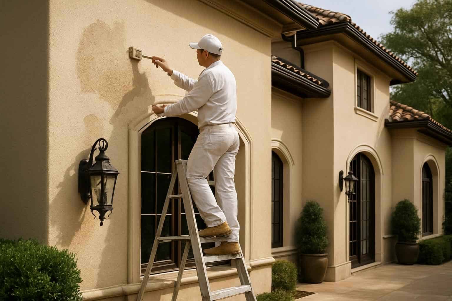 Stucco Repair Paint Service in Harper TX