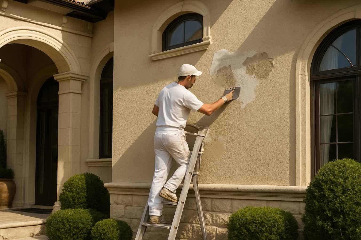 Stucco Repair Paint Service in Kerrville TX