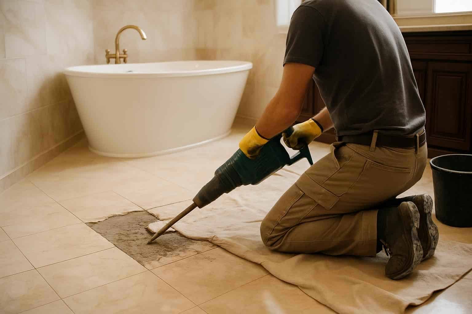 Tile Demolition Prep Service in Comfort TX