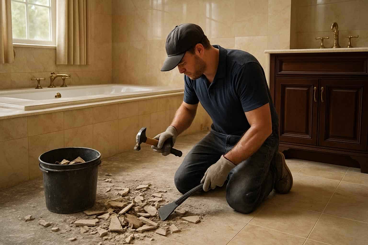 Tile Demolition Prep Service in Doss TX